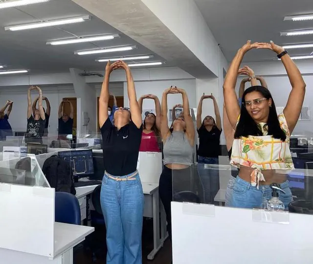 Ginástica laboral para aumentar a produtividade