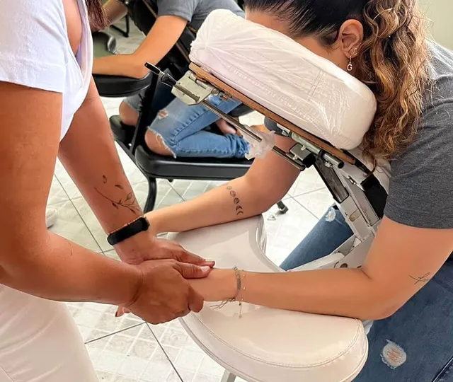 Massagem antiestresse rápida