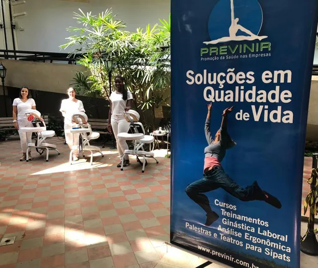 Massagem em feiras e congressos