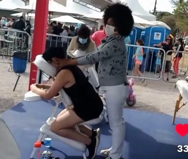 Massagem para atletas