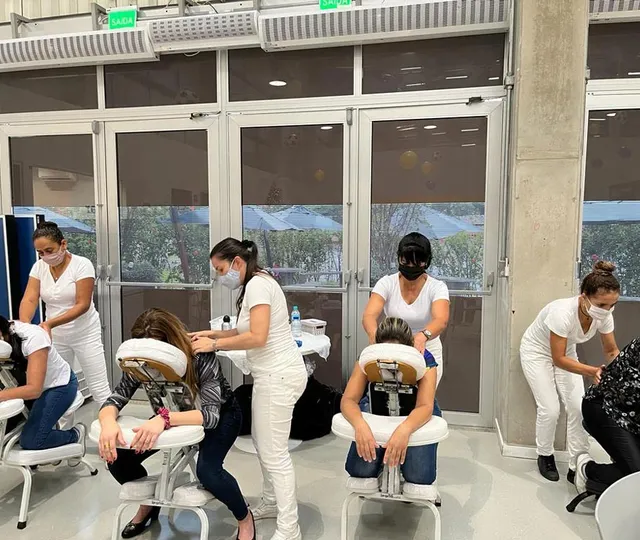 Serviço de massagem para empresas