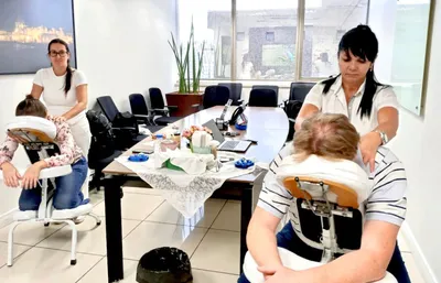 Massagem em eventos