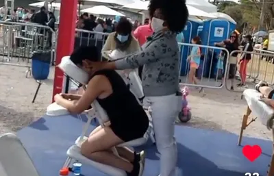 Massagem para atletas
