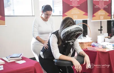 Serviço de massagem para redução de estresse