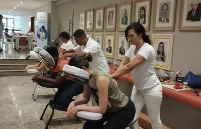 Serviço de quick massage